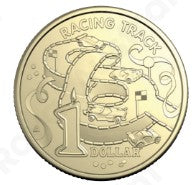 AWW - RACING TRACK 2025 $1 UNCIRC COIN