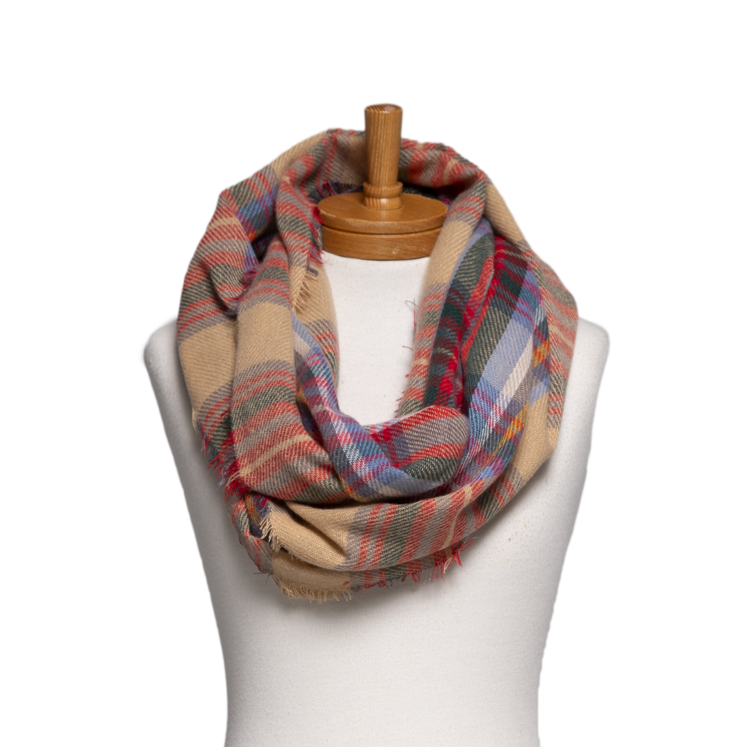 PLAID INFINITY SCARF: HIGHLAND
