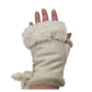 F/L Gloves w Faux Fur White: 2024 [CLR:WHITE]