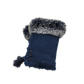 F/L Gloves w Faux Fur: 2024 [CLR:BLUE]