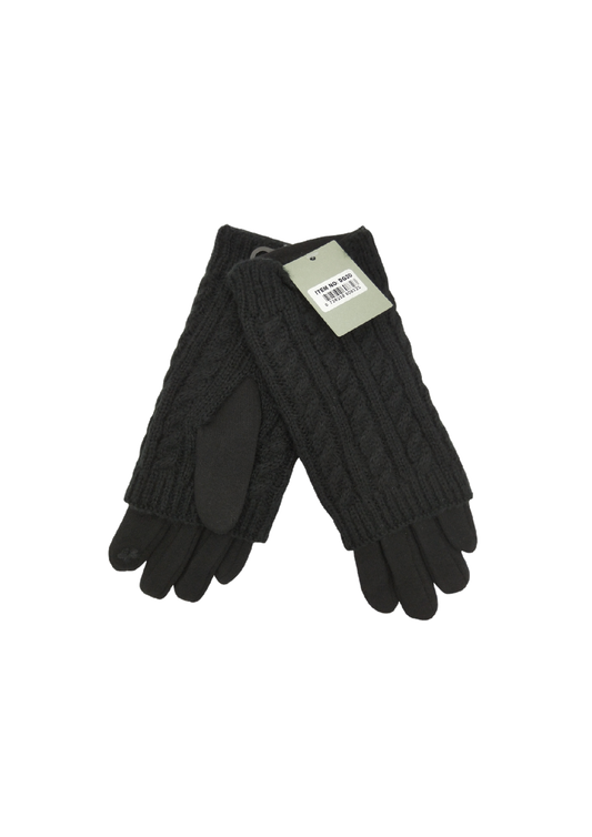 2-in-1 Gloves - Black: 2024 [CLR:Black]