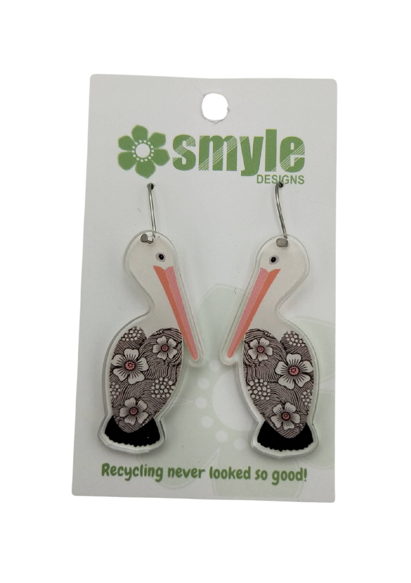 SMYLE EARRINGS - PELICAN