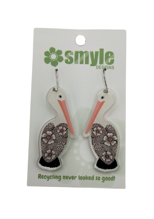 SMYLE EARRINGS - PELICAN