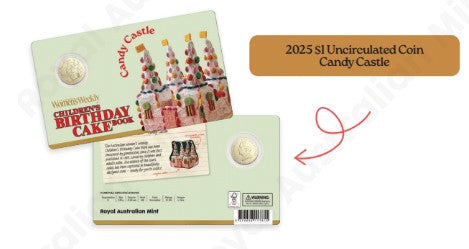 AWW - CANDY CASTLE 2025 $1 UNCIRC COIN
