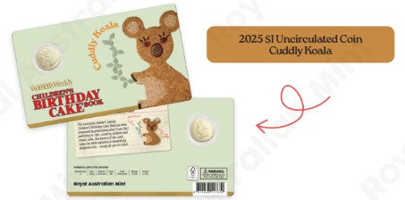 AWW - CUDDY KOALA 2025 $1 UNCIRC COIN