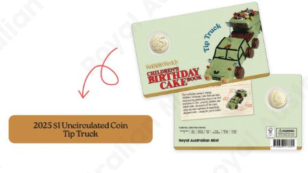 AWW - TIP TRUCK 2025 $1 UNCIRC COIN