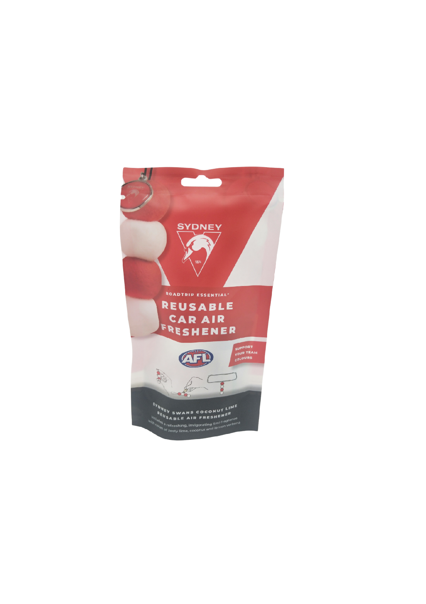 REUSABLE AIR FRESHENER - SYDNEY SWANS