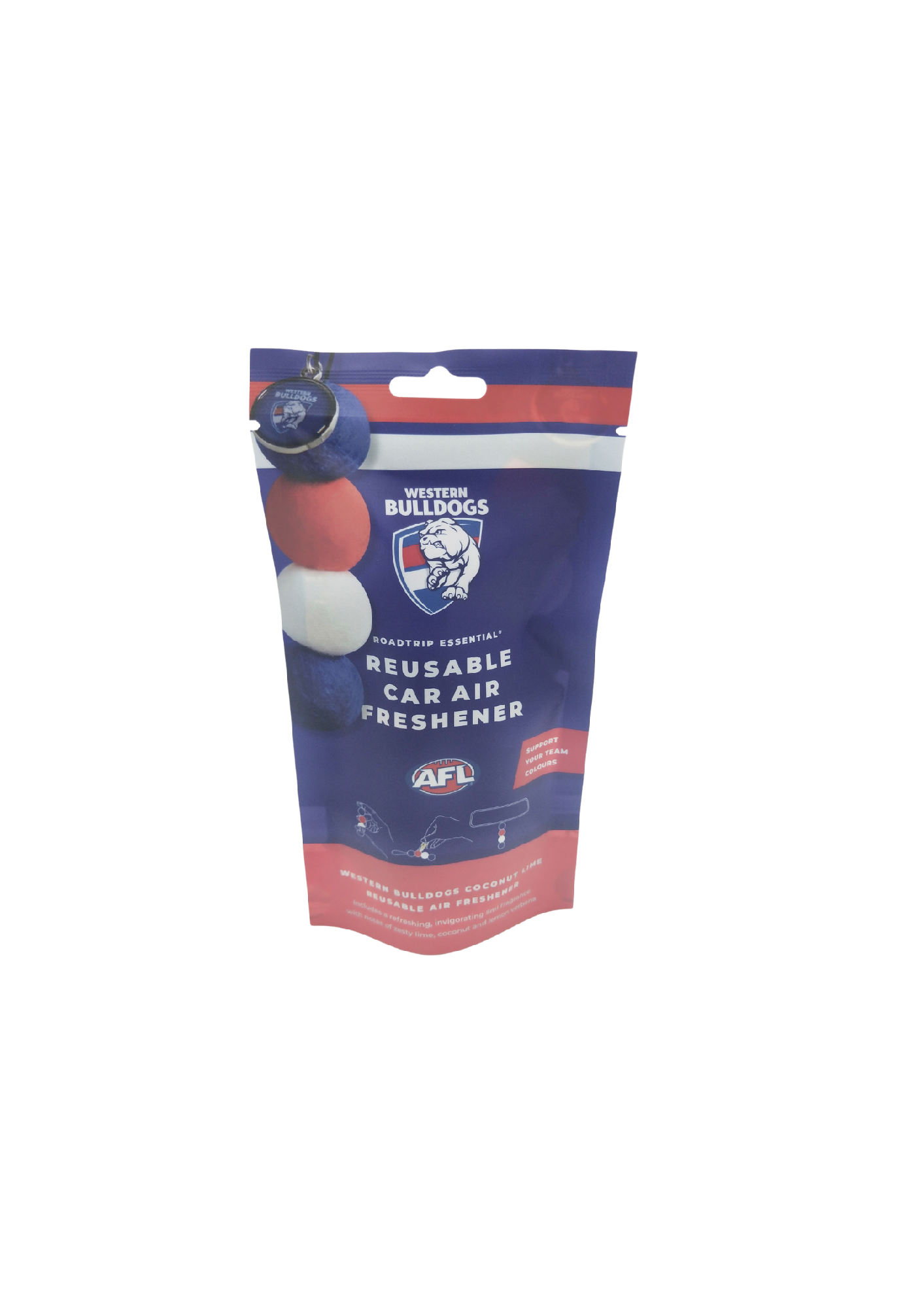 REUSABLE AIR FRESHENER - WESTERN BULLDOGS