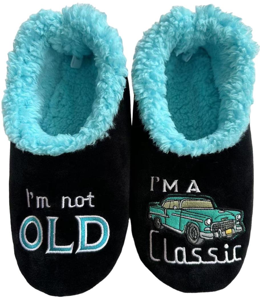 SLUMBIES MENS PAIRABLE - I'M NOT OLD I'M A CLASSIC [SZ:M]