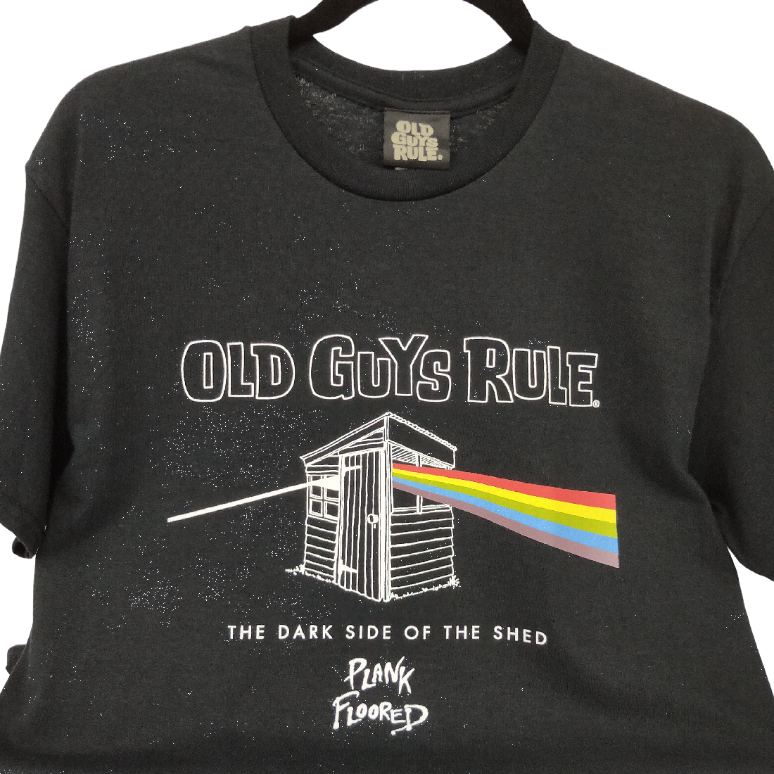 OLD GUYS RULE - DARK SIDE OF THE SHED SST BLK [SZ:2XL]