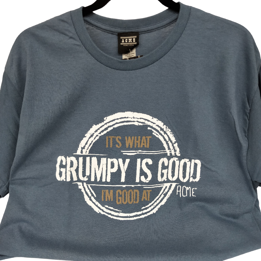 OLD GUYS RULE - GRUMPS I'M GOOD AT IT SST INDIGO BLUE [SZ:L]