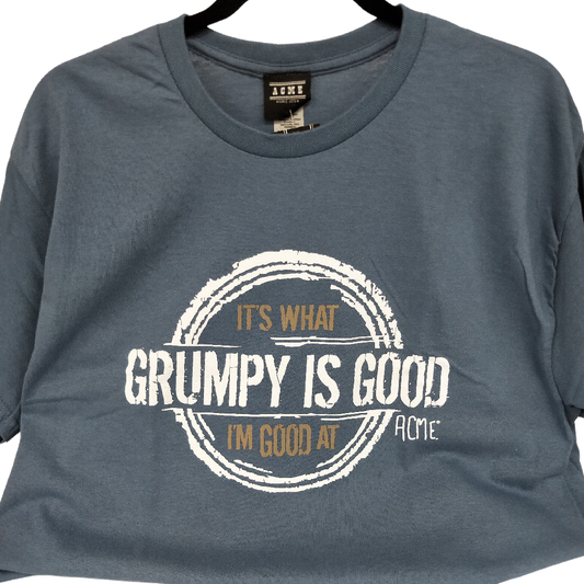 OLD GUYS RULE - GRUMPS I'M GOOD AT IT SST INDIGO BLUE [SZ:L]