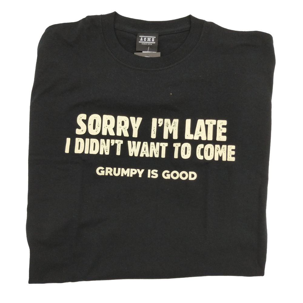 OLD GUYS RULE - SORRY I'M LATE [SZ:M]