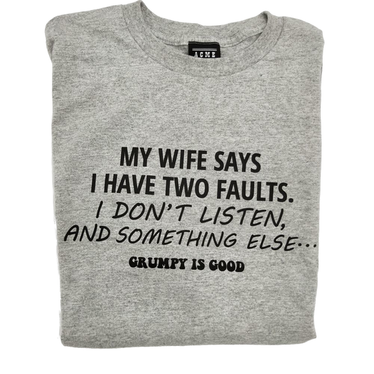 OLD GUYS RULE - NOT LISTENING SPORTS GREY [SZ:M]