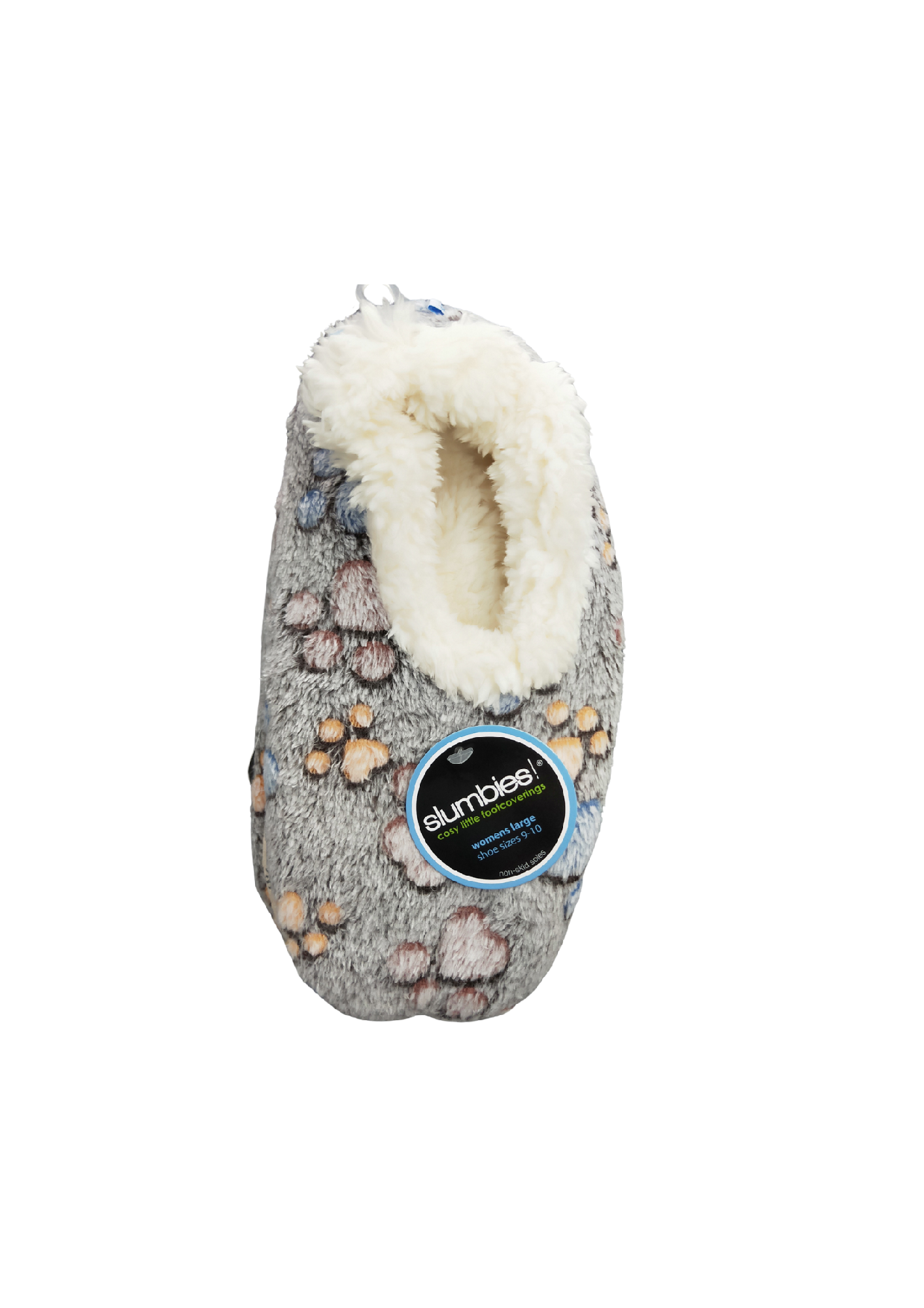 SLUMBIES LADIES PAW PRINT [SZ:L CL SS:Grey]