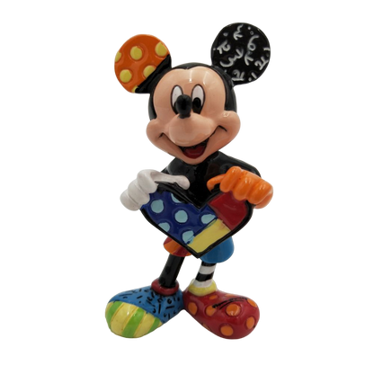 MICKEY HOLDING HEART MINI FIGURINE