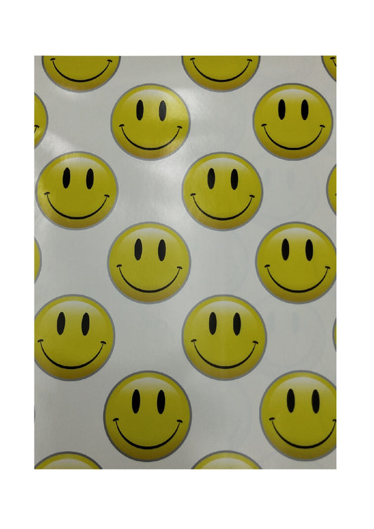 Flat Wrap Smiley Faces