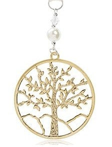 LIFE TREE IN GOLD WITH DIAMENTE