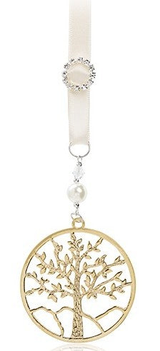 LIFE TREE IN GOLD WITH DIAMENTE