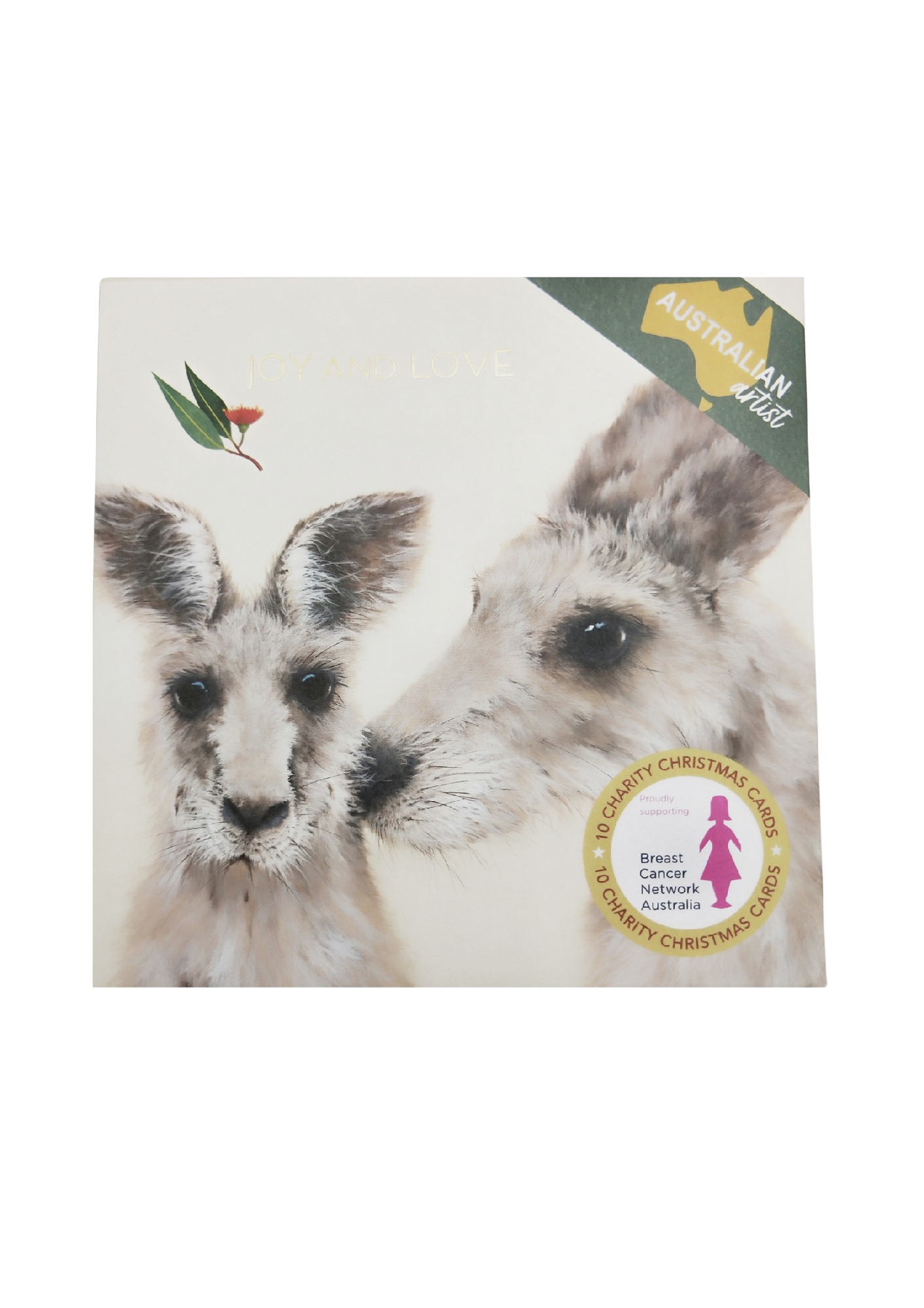 KANGAROO JOY & LOVE BOXED CHRISTMAS CARDS