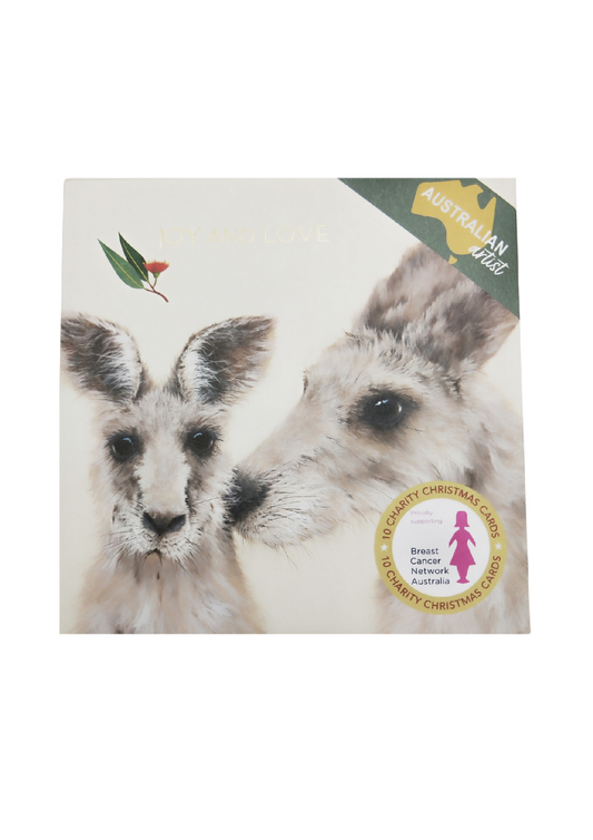 KANGAROO JOY & LOVE BOXED CHRISTMAS CARDS