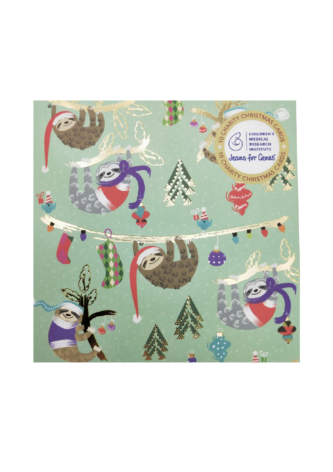 SLOTH - CHRISTMAS BOXED CARDS