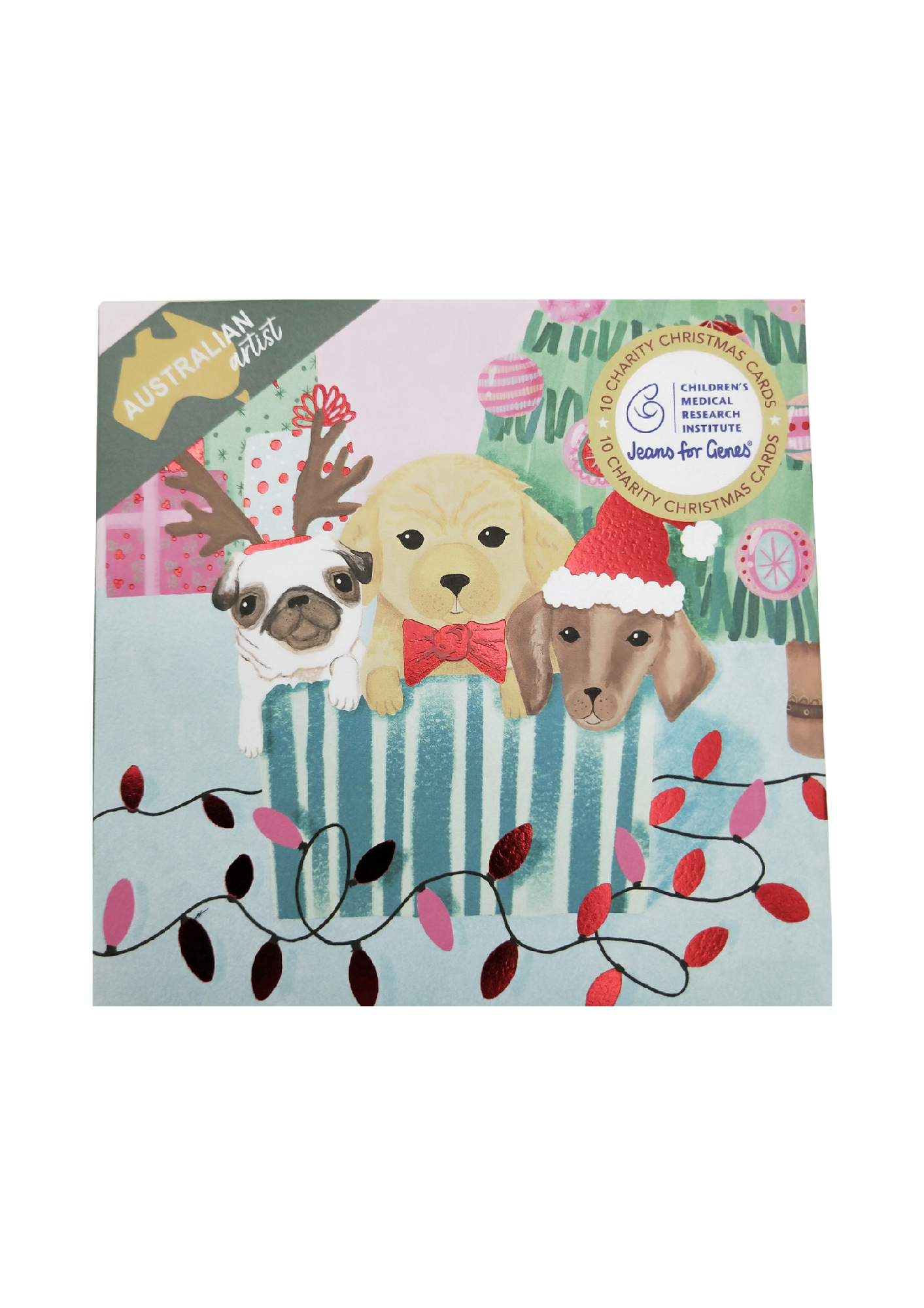 PUPPIES - BOXED CHRISTMAS CARDS