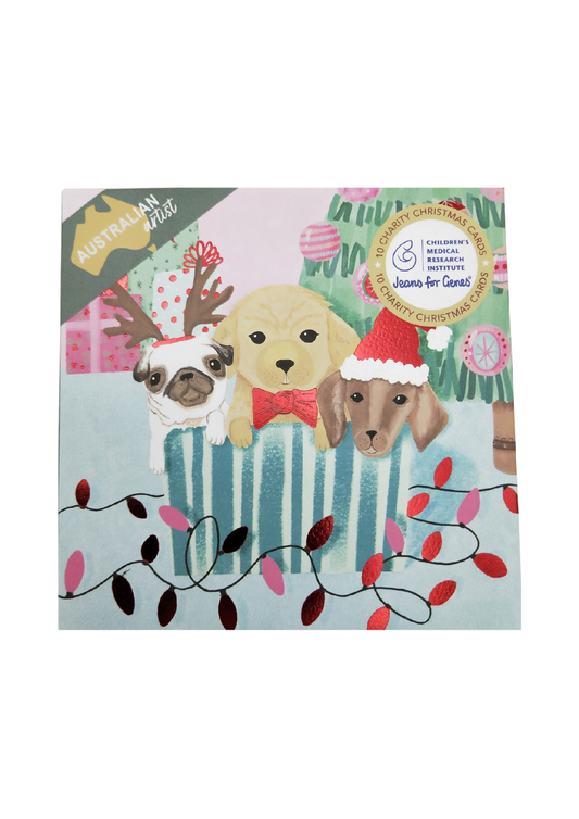 PUPPIES - BOXED CHRISTMAS CARDS