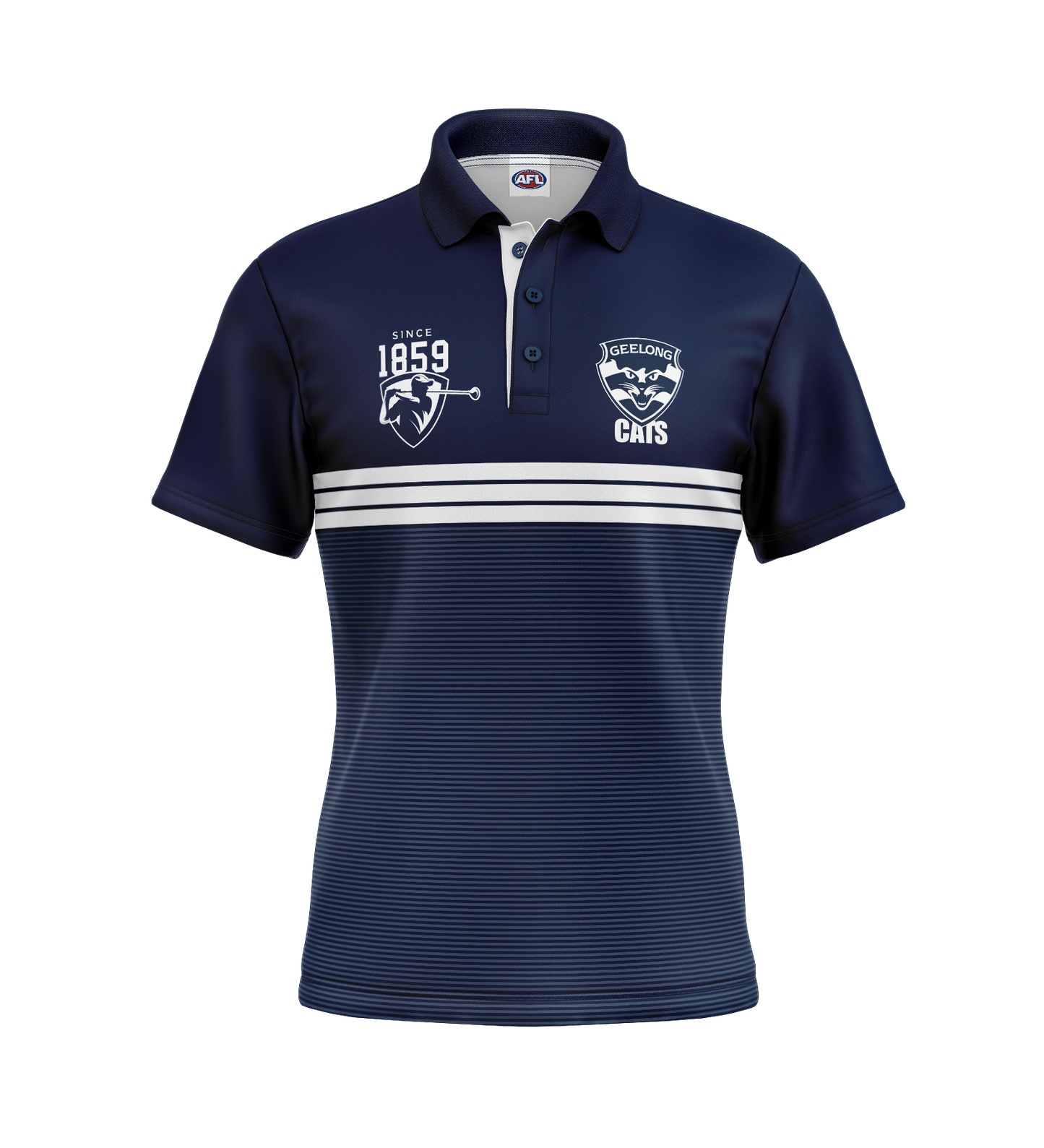 AFL GEELONG 'SANDMAN' GOLF POLO [SZ:2XL CL:GEELONG]