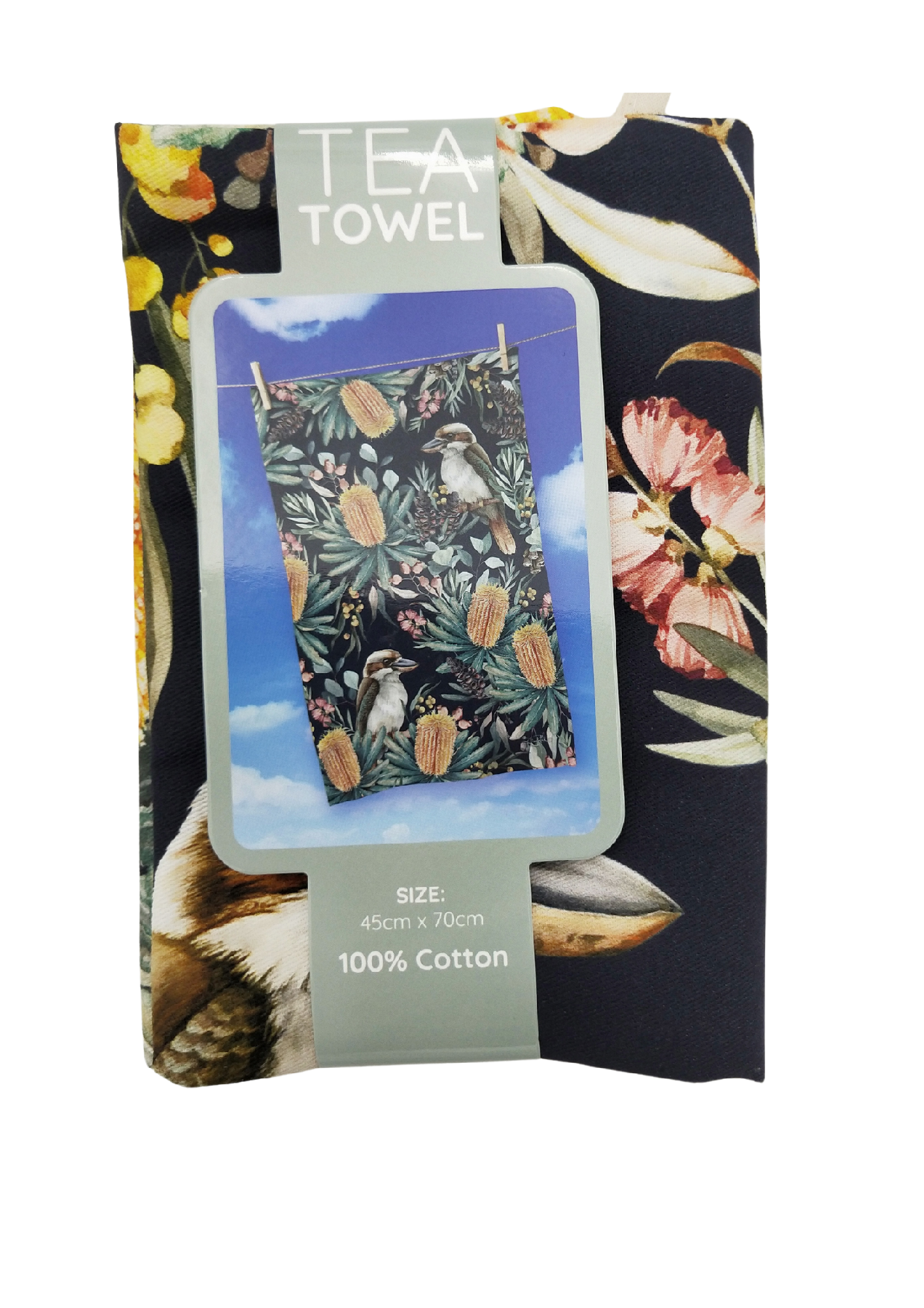 COTTON TEA TOWEL 45X70CM BANKSIA BUSH GUARDIAN