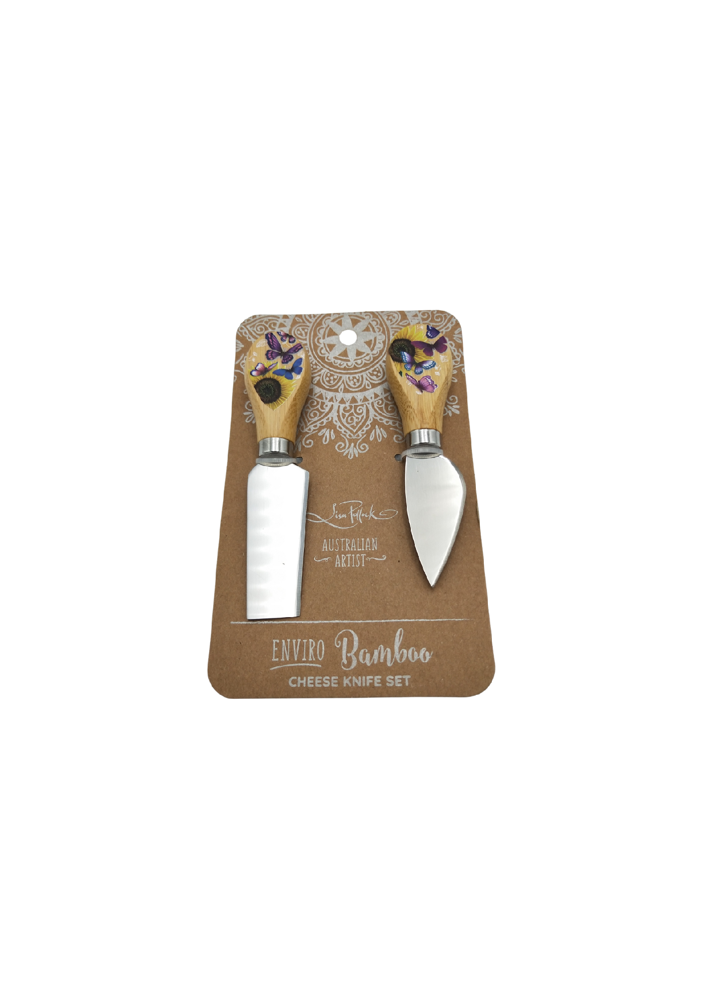 CHEESE KNIFE SET - SUNNY BUTTERFLIES