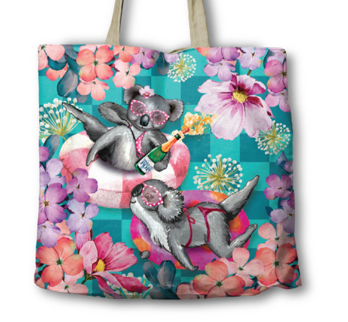 SHOPPING BAG - KOALA POOL PARTY