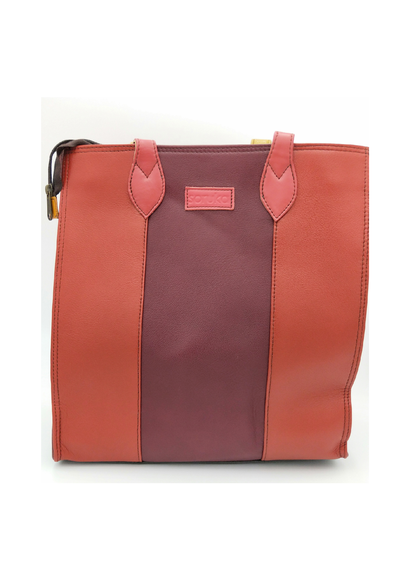 GISELLE RED/YELLOW - HAND BAG 